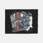 特別機動隊の往診 フリースブランケット (正面(横))