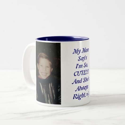 特別注文のカスタム11ozのツートーンマグの完全なギフト ツートーンマグカップ (正面左)