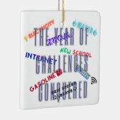 特別注文の新しい課題オーナメント セラミックオーナメント (右)