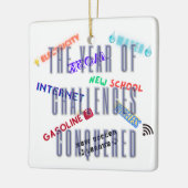 特別注文の新しい課題オーナメント セラミックオーナメント (左)