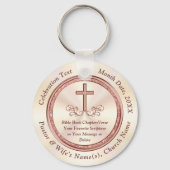 特別注文バラ金ゴールド30周年記念 キーホルダー (正面)