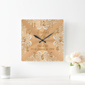 特別注文50周年記念クロック スクエア壁時計 (ホーム)