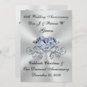 特別注文60周年記念招待状パット 招待状 (正面/裏面)