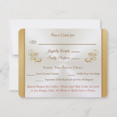 特別注文 ミリー 50周年 RSVP カード (裏面)