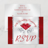 特別注文 ルビー, 40周年 返信カード, アリス 招待状 (正面/裏面)