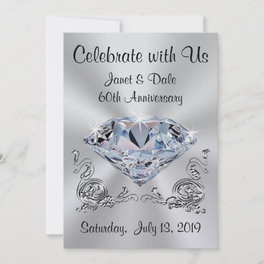 特別注文 60周年 招待状 (正面)