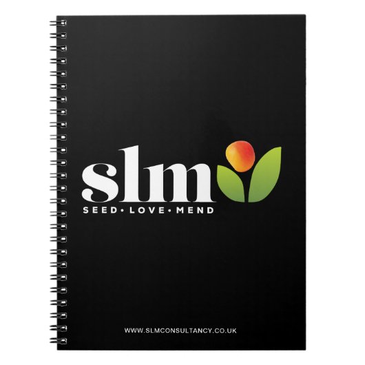 特別注文 – SLMコンサルティング ノートブック (正面)