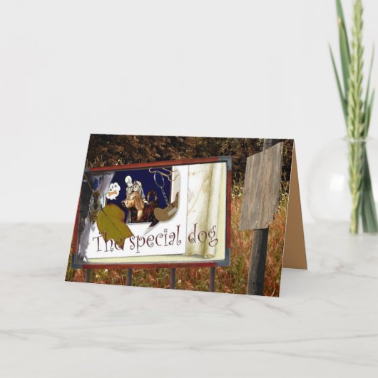 特別犬 カード (正面)