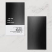 特別独占的白黒ユニークモダン 名刺 (正面/裏面)