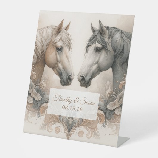 特別結婚バナー 台座サイン (正面)