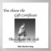 特別美しいサロンギフト券ポスター ポスター (正面)