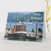 特別航海の誕生日 カード (黄色い花)