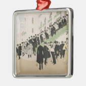 特別観覧席の階段 メタルオーナメント (左)