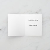 特別誕生日の昔を覚えてる? カード (内部)