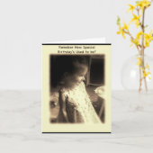 特別誕生日の昔を覚えてる? カード (黄色い花)