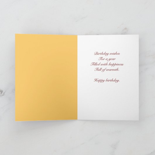 特別誕生日願い カード (内部)