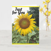 *特別誕生日*の場合 カード (黄色い花)