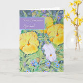 特別誕生日 カード (黄色い花)