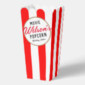 特別赤と白イベント映画ナイトポップコーン フェイバーボックス (裏面)