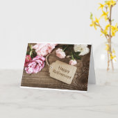 「特別退職者」カード カード (黄色い花)