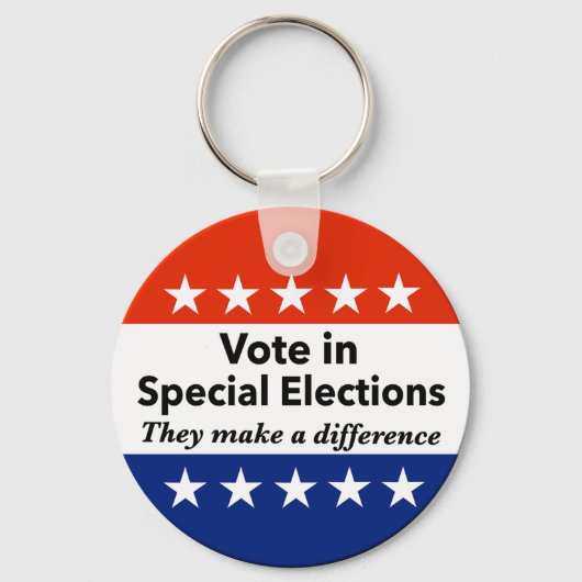 特別選挙の投票 キーホルダー (正面)