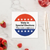 特別選挙の投票 スタンダードカクテルナプキン (インサイチュ)