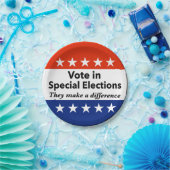 特別選挙の投票 ペーパープレート (パーティー)