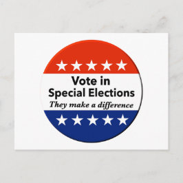 特別選挙の投票 ポストカード