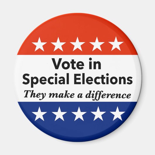 特別選挙の投票 マグネット (正面)