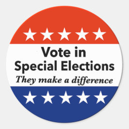 特別選挙の投票 ラウンドシール