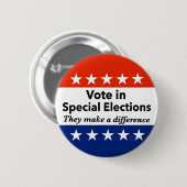 特別選挙の投票 缶バッジ (正面&裏面)