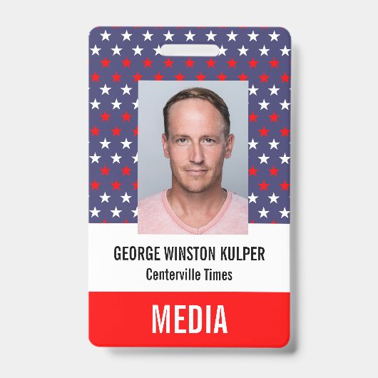 特別選挙イベントセキュリティ/IDバッジ バッジ (正面)