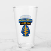 特別部隊グループグリーンベレッツSFG SFGA退役軍人 タンブラーグラス (正面)