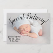 特別配信フォトスクリプト男女兼用誕生 案内状 (正面)