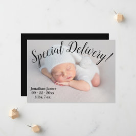 特別配信フォトスクリプト男女兼用誕生 案内状