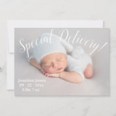 特別配信フォトスクリプト男女兼用誕生 案内状 (正面)