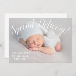 特別配信フォトスクリプト男女兼用誕生 案内状