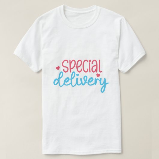 特別配送がおもしろい Tシャツ (デザイン正面)