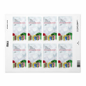 特別配送のクリスマスプレゼント ラベル (フルシート)