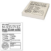 特別配送サービスSanta配送券スタンプ ラバースタンプ (押印)