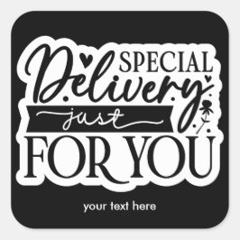 特別配送シール スクエアシール