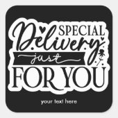 特別配送シール スクエアシール (正面)