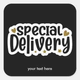特別配送シール スクエアシール