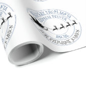 特別配送型枠サンタクリスマスギフト ラッピングペーパー (ロールコーナー)