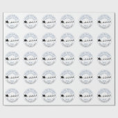 特別配送型枠サンタクリスマスギフト ラッピングペーパー (フラット)