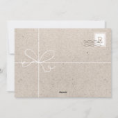 特別配送小包の最初の新年ベビー写真 シーズンカード (裏面)