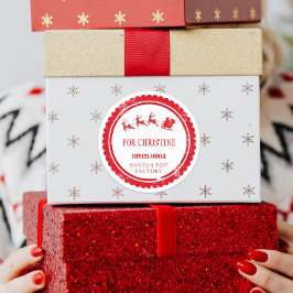 特別配送 クリスマス ノース サンタ ポール メール ラウンドシール