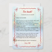 特別配送 ノースポール エルフの到着通知 シーズンカード (正面)