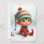 特別配送 ノースポール エルフの到着通知 シーズンカード (裏面)