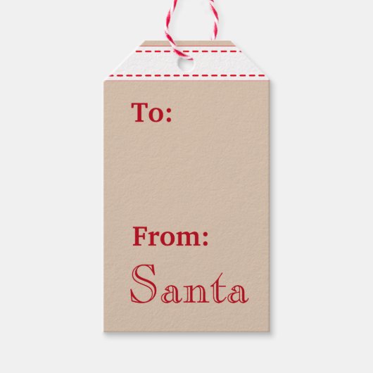 特別配達の北極クリスマスギフトタグ ギフトタグ (正面)